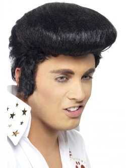 Deluxe Adult Elvis Wig - Black