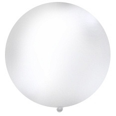 Bílý balónek velký