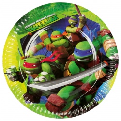 Papírový talířek Želvy  Ninja - sada