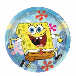 Papírový talířek Sponge Bob - sada