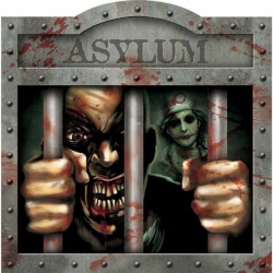 Papírová dekorace Asylum s vězněm