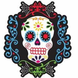 Mexický obrázek Day of the dead