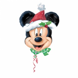 Balónek fóliový vánoční Mickey Mouse