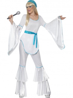Dámský kostým ABBA bílý