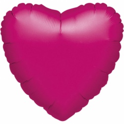 Fóliový balónek Fuchsiové srdce