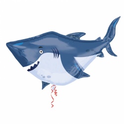 Žralok fóĺiový balónek