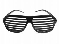 Černé párty grill brýle