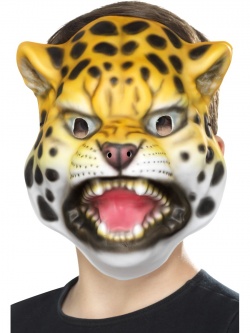 Maska Leopard plastová