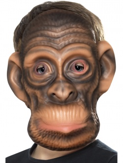 Maska opice plastová