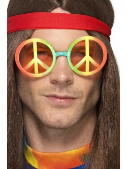 Hippie brýle s atom znakem