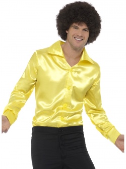 Pánská žlutá retro košile