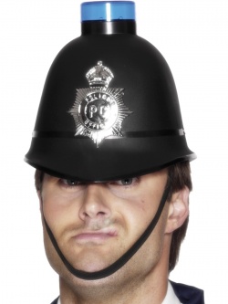 Policejní čepice s majákem Londýn