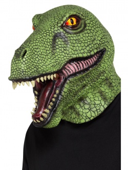 Latexová dinosauří maska