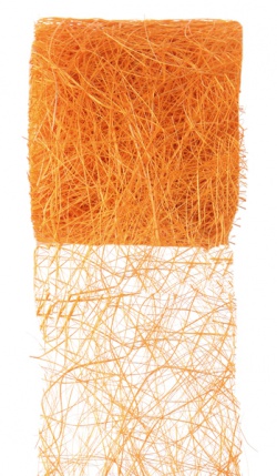 Abaka - lýkové vlákno oranžová
