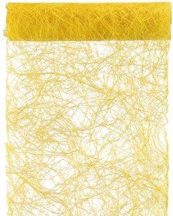 Abaka - lýkové vlákno na stůl žlutá