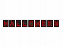 Krvavý transparent- Halloween 