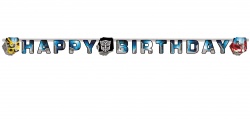 Girlanda Happy Birthday - Transformers