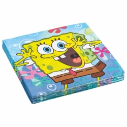 Papírové ubrousky Sponge Bob