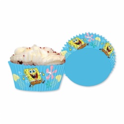 Papírový košíček na cupcake Sponge Bob - sada