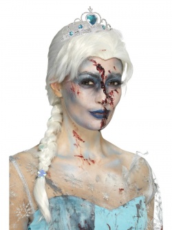 Zombie paruka Elsa z Frozen